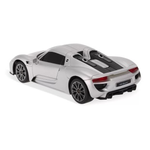 MASINA CU TELECOMANDA PORSCHE 918 SPYDER ARGINTIU CU SCARA 1 LA 24 - Img 6