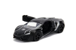 MASINUTA METALICA BLACK PANTHER LYKAN HYPERSPORT SCARA 1 LA 32 - Img 7