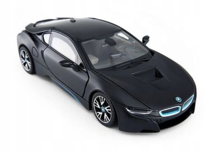 MASINUTA METALICA BMW I8 NEGRU SCARA 1 LA 24 - Img 2