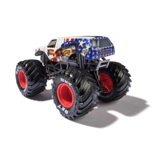 MONSTER JAM MASINUTA METALICA JESTER SCARA 1 LA 64 - Img 3