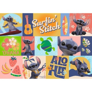 PUZZLE TREFL 200 DISNEY STITCH AVENTURI HAWAIIENE - Img 2
