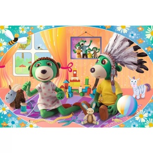 PUZZLE TREFL 24 MAXI TREFLIK FAMILIA FERICITA - Img 2