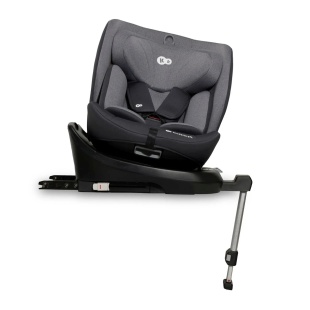 SCAUN AUTO I-SIZE, 40-150 CM, KINDERKRAFT I-360, GREY - Img 3