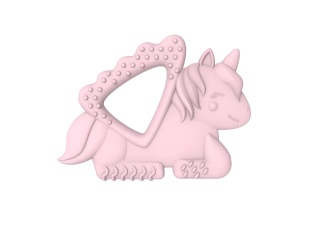 SET 2 JUCARII DENTITIE SILICON MELII MODEL UNICORN+PISICA - Img 2