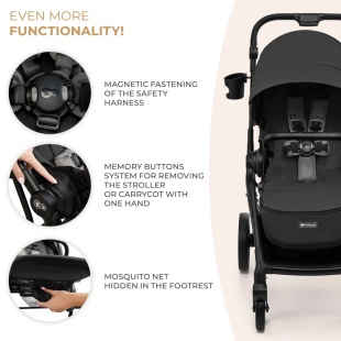 CARUCIOR KINDERKRAFT YOXI 3IN1 (MINK PRO) MOON GREY - Img 12