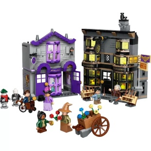LEGO HARRY POTTER TM OLLIVANDER SI MAGAZINUL DE HAINE AL LUI MADAM MALKIN 76439 - Img 2