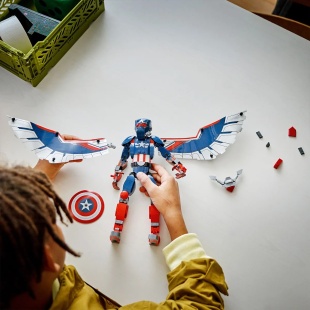 LEGO SUPER HEROES FIGURINA DE CONSTRUCTIE CAPITANUL AMERICA 76296 - Img 6