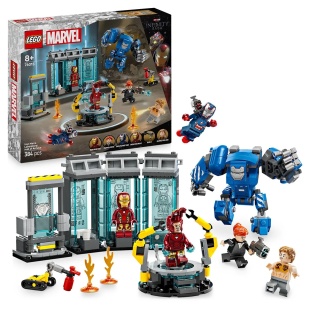 LEGO SUPER HEROES LABORATORUL LUI IRON MAN SALA ARMURILOR 76315 - Img 8