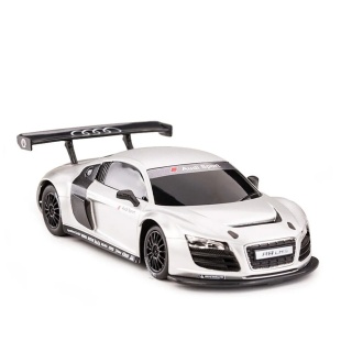 MASINA CU TELECOMANDA AUDI R8 ALB CU SCARA 1 LA 24 - Img 5