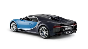 MASINA CU TELECOMANDA BUGATTI CHIRON ALBASTRU SCARA 1 LA 14 - Img 4