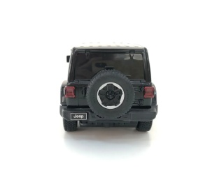 MASINA CU TELECOMANDA JEEP WRANGLER JL NEGRU SCARA 1 LA 24 - Img 3