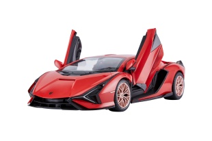 MASINA CU TELECOMANDA LAMBORGHINI SIAN ROSU CU SCARA 1 LA 14 - Img 3
