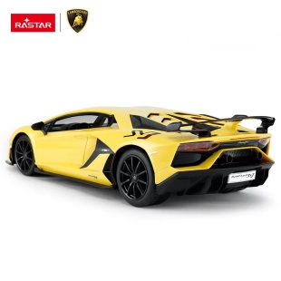 MASINA CU TELECOMANDA LAMORGHINI AVENTADOR SVJ GALBEN SCARA 1 LA 14 - Img 8