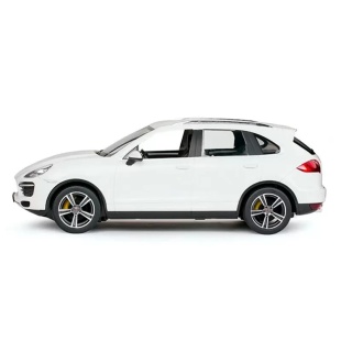 MASINA CU TELECOMANDA PORSCHE CAYENNE TURBO ALB CU SCARA 1 LA 14 - Img 7