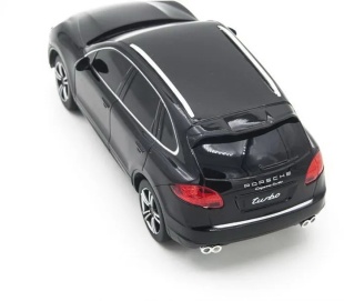 MASINA CU TELECOMANDA PORSCHE CAYENNE TURBO NEGRU CU SCARA 1 LA 24 - Img 6