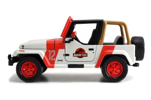 MASINUTA METALICA JURASSIC WORLD 1992 JEEP WRANGLER 1:24 - Img 6