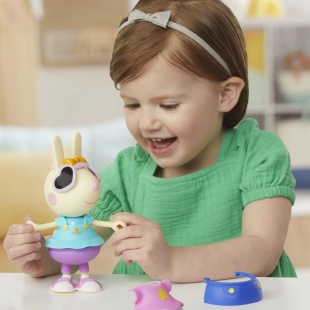 PEPPA PIG SET FIGURINA SI ACCESORII VESTIMENTARE IEPURASUL REBECCA 15CM - Img 7