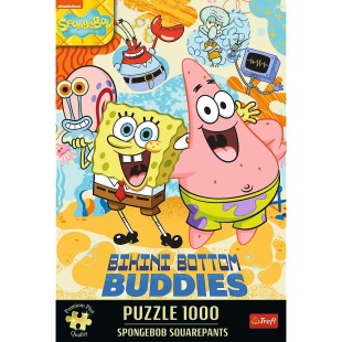 PUZZLE TREFL 1000 PREMIUM PLUS SPONGEBOB SQUAREPANTS - Img 3