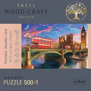 PUZZLE TREFL DIN LEMN 500+1 OBICTIVELE TURISTICE DIN LONDRA - Img 5