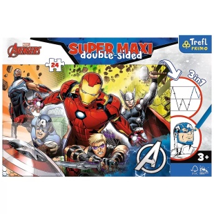 PUZZLE TREFL PRIMO 24 SUPER MAXI DISNEY MARVEL RAZBUNATORII PUTERNICI - Img 4