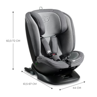 SCAUN AUTO KINDERKRAFT XPEDITION 2 I-SIZE 40-150 CM, GREY - Img 7