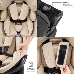 SCAUN AUTO KINDERKRAFT XPEDITION 3 I-SIZE 40-150 CM, BEIGE - Img 10
