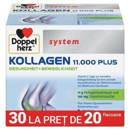 Doppelherz system KOLLAGEN 11000 PLUS*30 flacoane buvabile