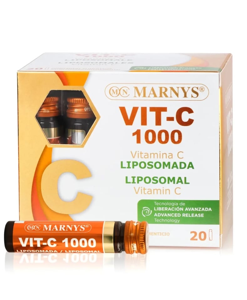 Vitamina C Lipozomala, 1000 mg, 20 fiole, Marnys - 1 | YEO