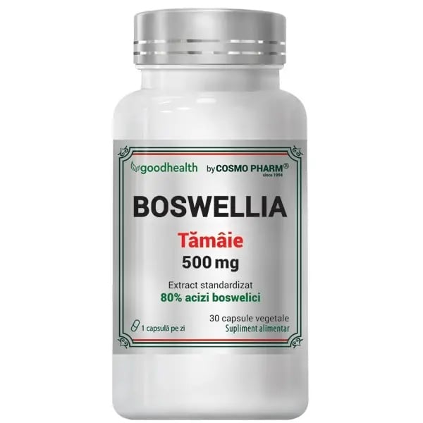 BOSWELLIA – Extract Tămâie, 30 cps, Cosmopharm