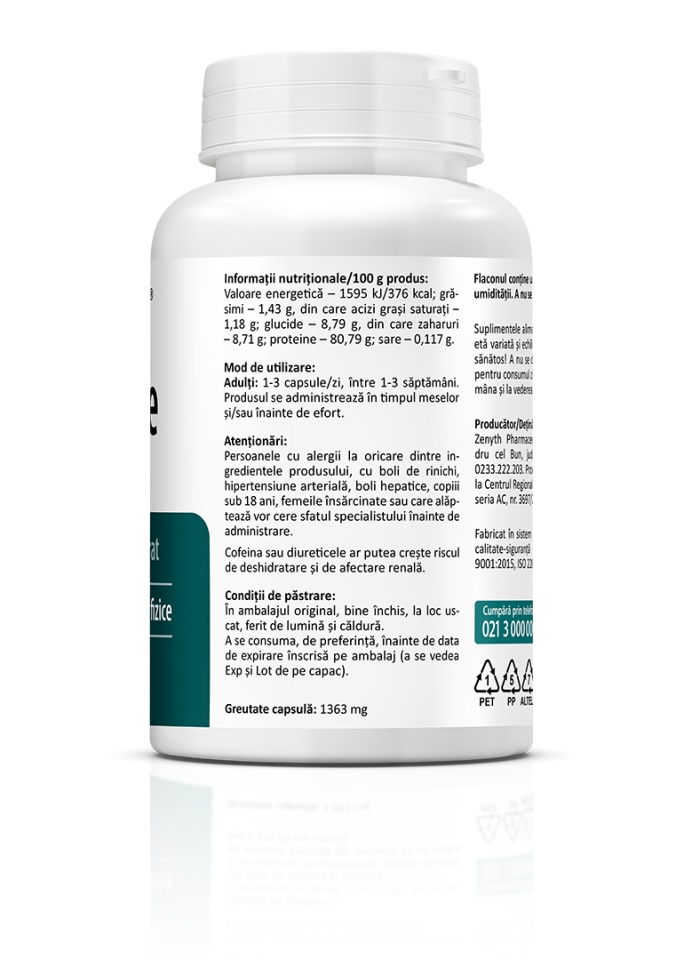 Zenyth Creatine, 1000 mg, 60 capsule
