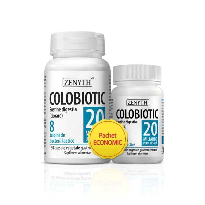 Pachet Colobiotic probiotic 20 miliarde, Zenyth, 40 capsule