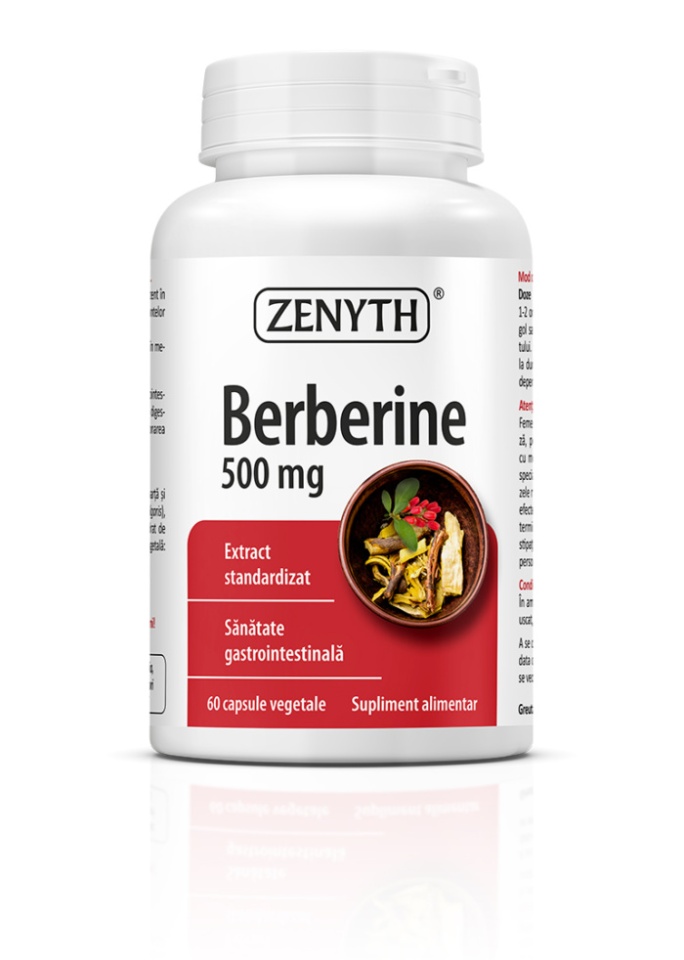 Pachet Berberină 500 mg și Oțet din cidru de mere, Zenyth - 1 | YEO