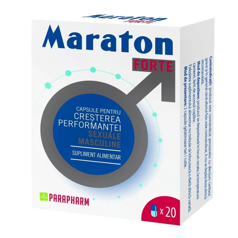 Supliment alimentar Maraton Forte, 20 capsule