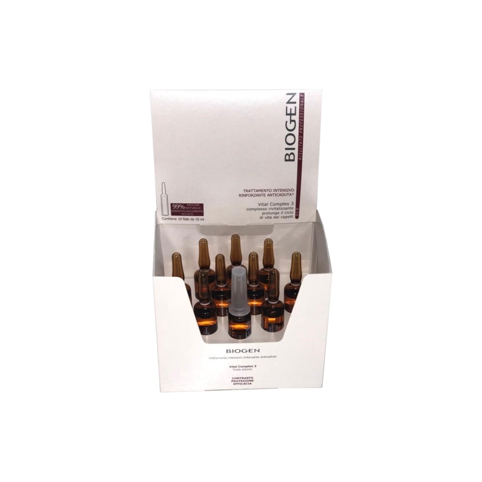 Fiole Profesionale Tratament Impotriva Parului, 10 fiole*10ml, Biogen