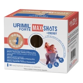 Urimil Forte Max Shots, 20+10 fiole, Naturpharma