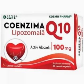 Coenzima Q10 lipozomala, 30 capsule, Cosmopharm