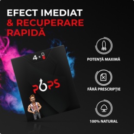 Pastile Pentru Potenta, POPS, 4 capsule - Img 3