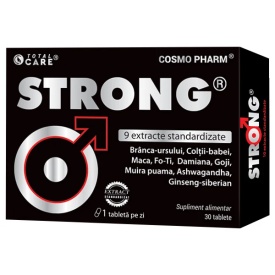 Supliment alimentar pentru potenta Strong Total Care, 30 tablete