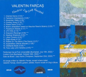 Valentin Farcaș - Electric Zig-Zag Recital (CD) - Img 2