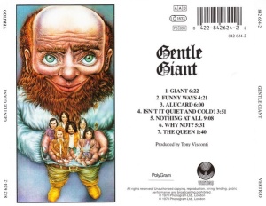 Gentle Giant – Gentle Giant (CD) - Img 2