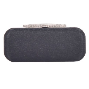 Clutch glitter negru Vasto