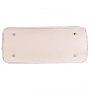 Geanta beige din piele intoarsa, FLORENCE - Img 3