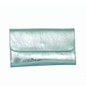 Plic bleu din piele naturala glamour Palermo