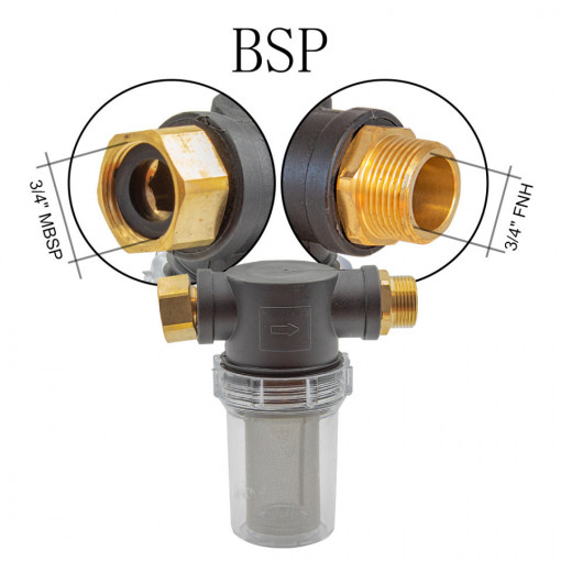 Leitungswasserfilter 3/4" (BSP-Gewinde)