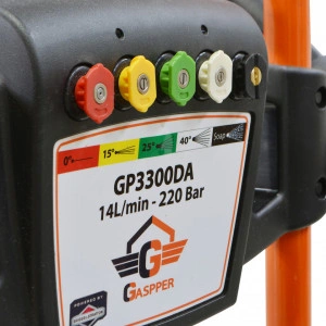 Hochdruckreiniger GASPPER GP3300DA, 220 bar-14 l/min, Benzinmotor Briggs&Stratton - Img 3