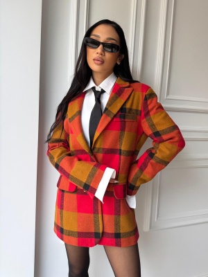 Sacou ROSALIA, cu rever clasic și croială versatilă, tip oversized