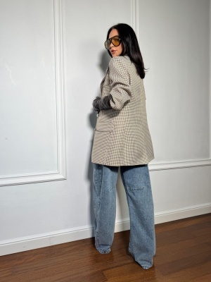 Sacou POPPY, cu rever clasic și croială versatilă, tip oversized - Img 3