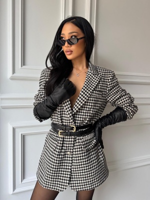 Sacou JADE, cu rever clasic și croială versatilă, tip oversized - Img 2