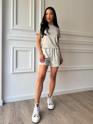 Compleu ELORIA, două piese, top și pantaloni scurți - Img 3