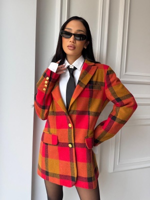 Sacou ROSALIA, cu rever clasic și croială versatilă, tip oversized - Img 2